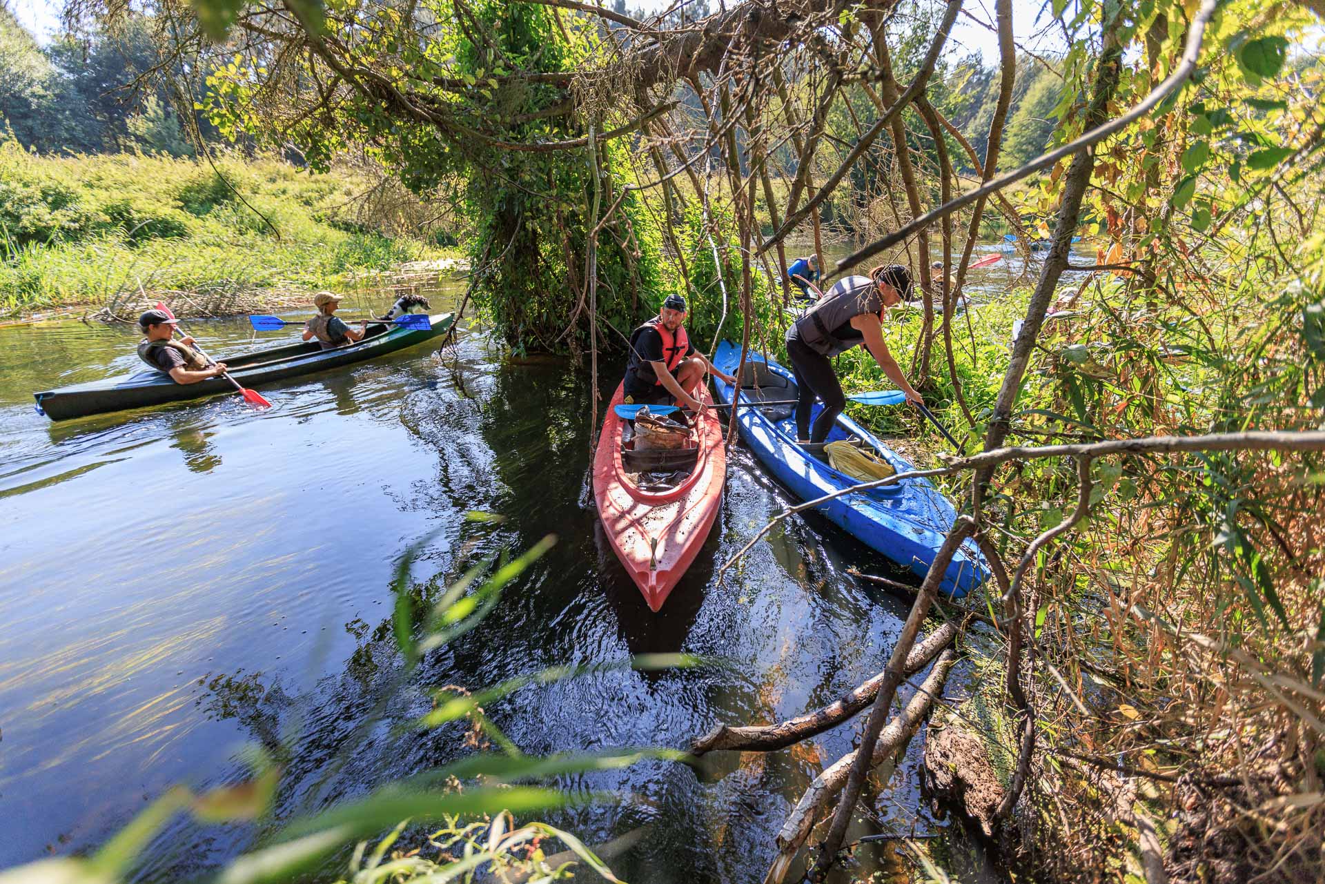 Beautiful scenery, a sunny afternoon and a good team spirit contributed to the success of the Ina clean-up action