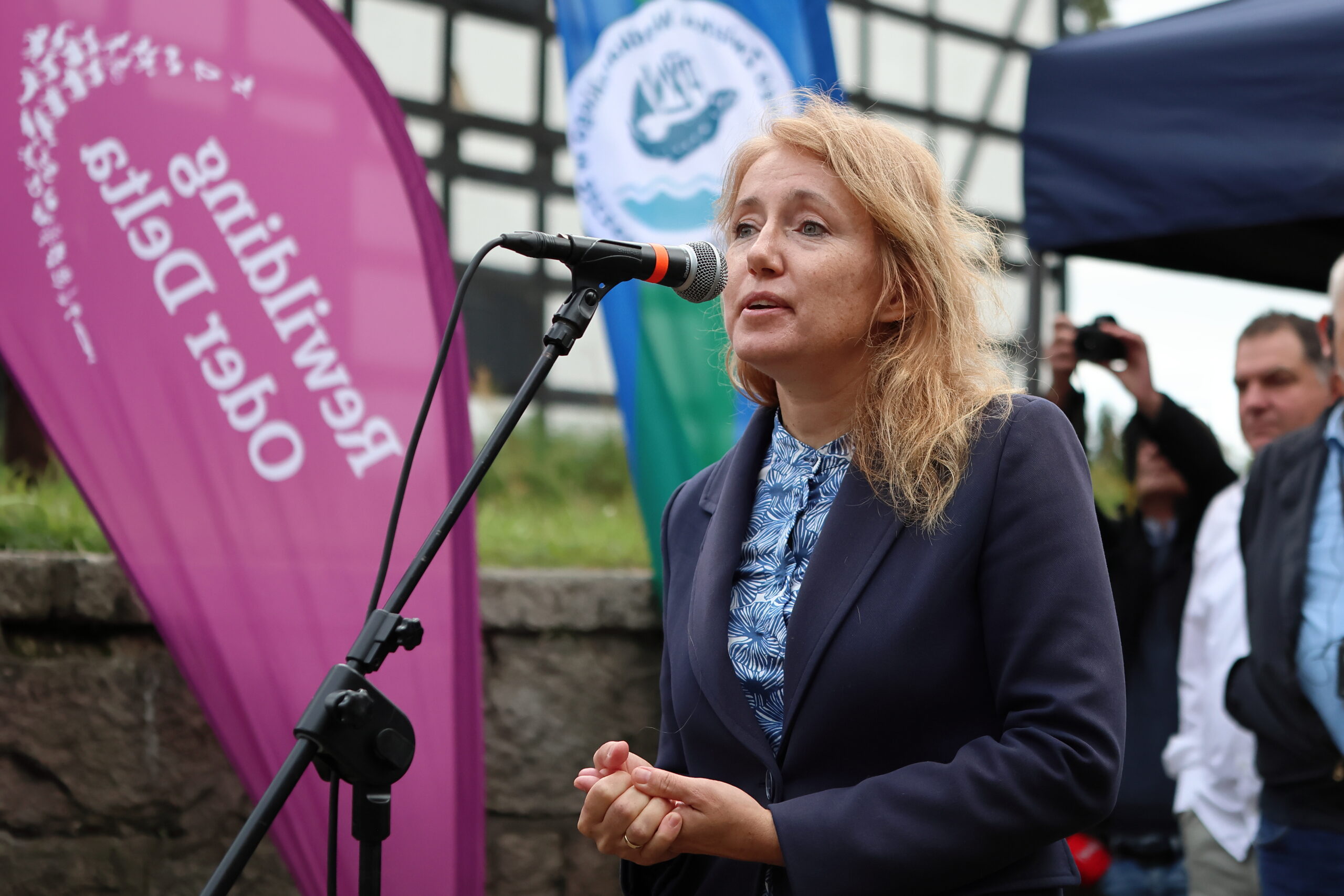 Katarzyna Kamińska from the Ministry of Agriculture and Rural Development, Department of Fisheries during the opening ceremony