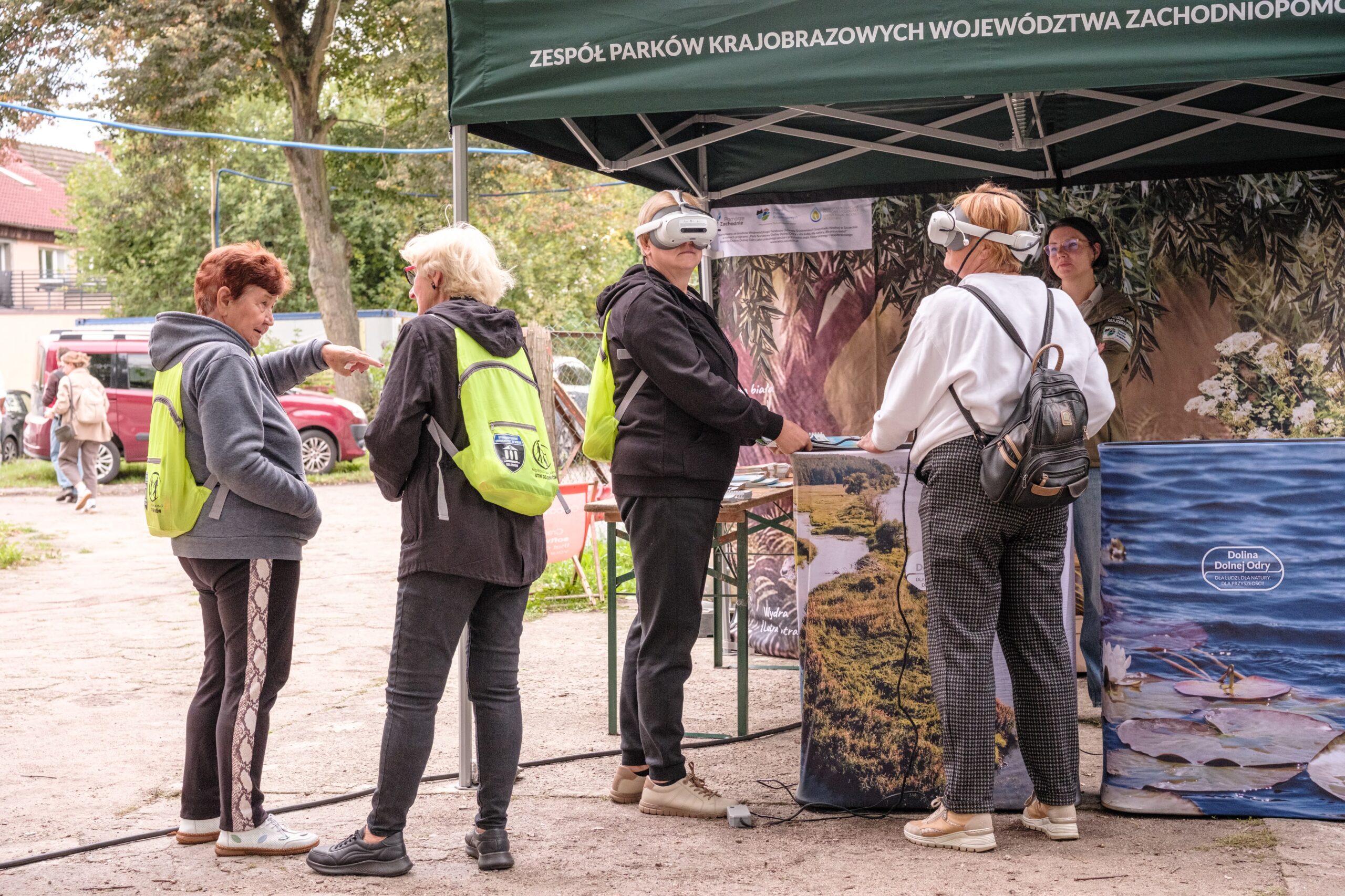 A highlight was the virtual walk through the Lower Oder Valley, made possible by VR headsets at the stand of the West Pomeranian Landscape Parks team.