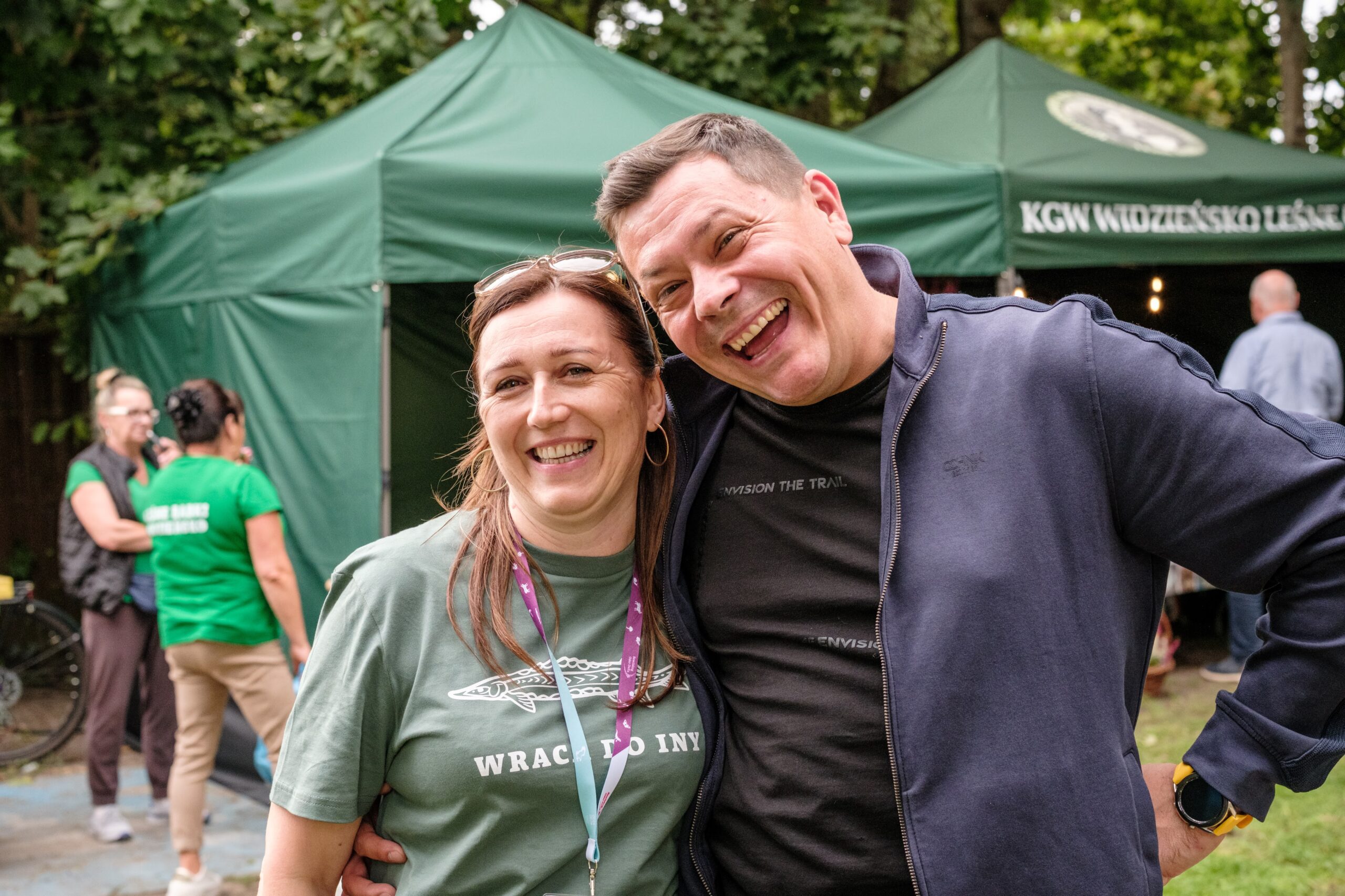 Teamwork: Ilona Wenderlich, Team Assistant and Event Organizer for Rewilding Oder Delta, with the Event Organizer from the Cultural Center Goleniów (GDK).